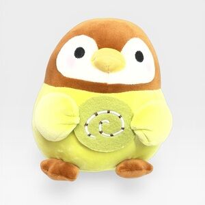 Takashoji Matcha Penguin Green Roll Cake 6" Plush Stuffed Animal Kawaii NWT